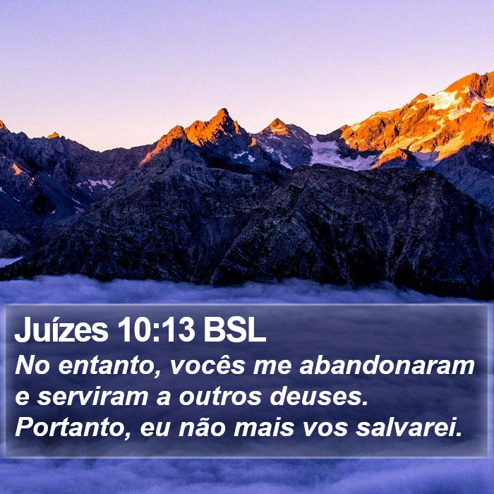 Juízes 10:13 BSL Bible Study