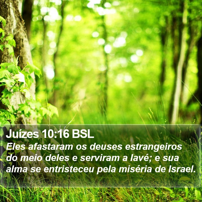 Juízes 10:16 BSL Bible Study