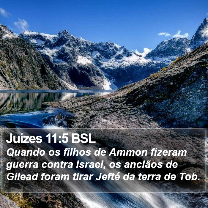 Juízes 11:5 BSL Bible Study