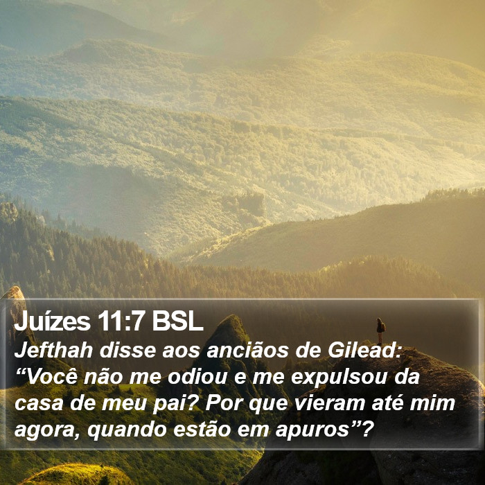 Juízes 11:7 BSL Bible Study