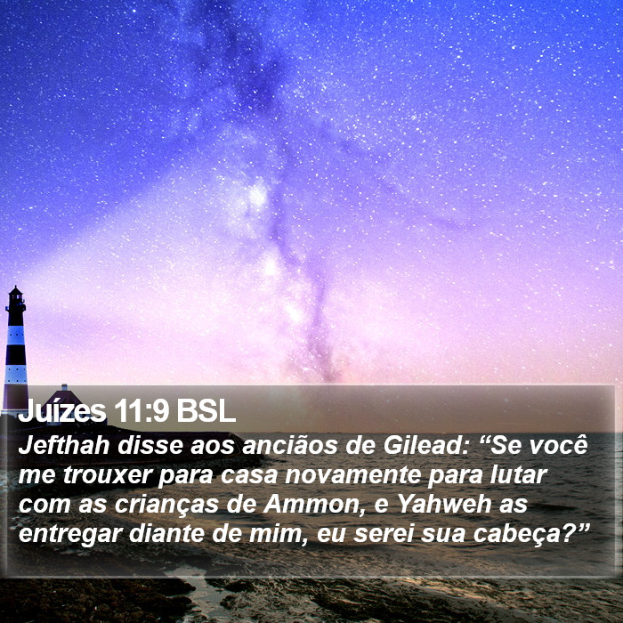 Juízes 11:9 BSL Bible Study