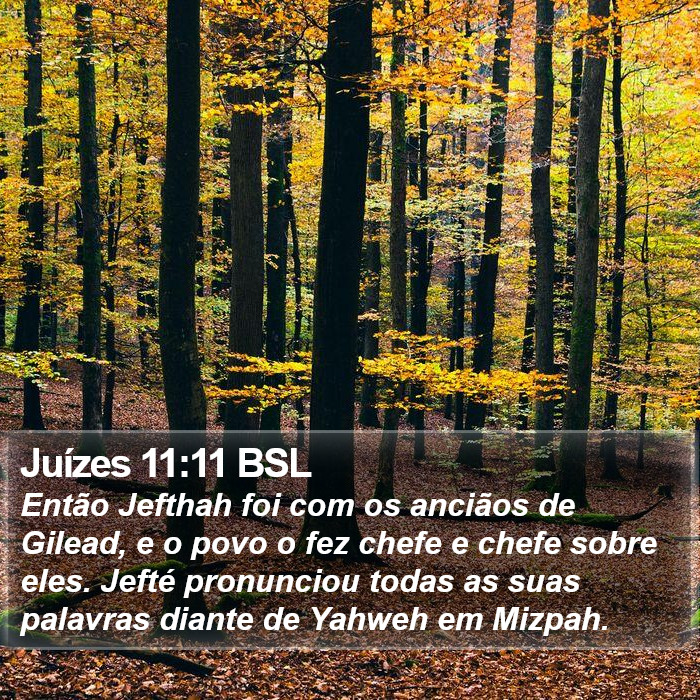 Juízes 11:11 BSL Bible Study