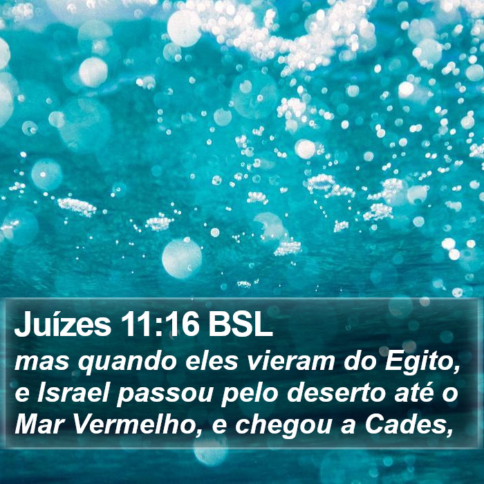 Juízes 11:16 BSL Bible Study