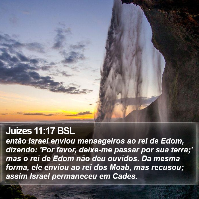 Juízes 11:17 BSL Bible Study