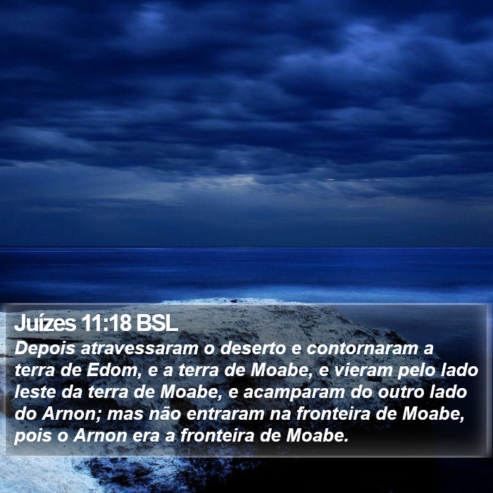 Juízes 11:18 BSL Bible Study