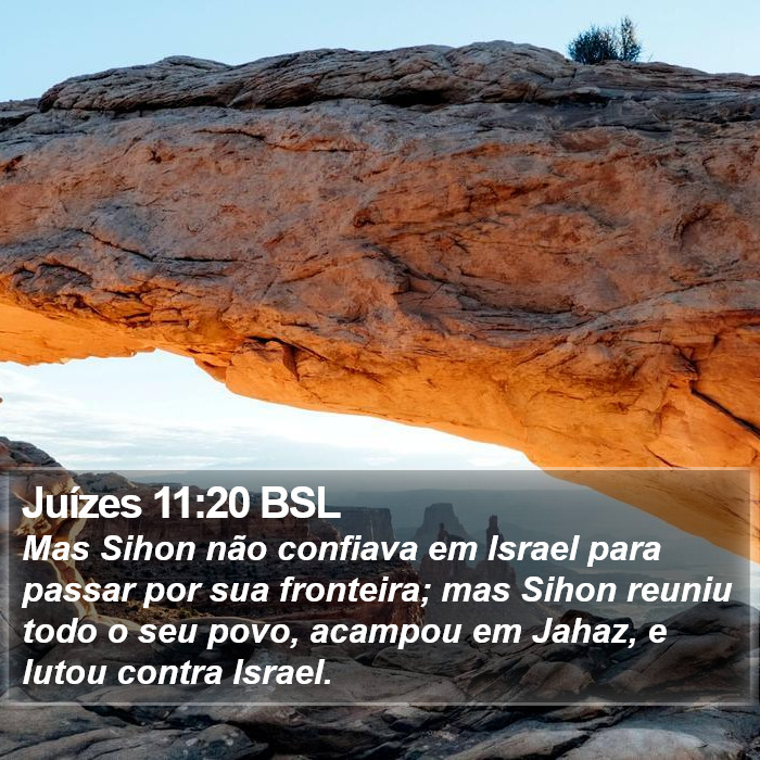 Juízes 11:20 BSL Bible Study