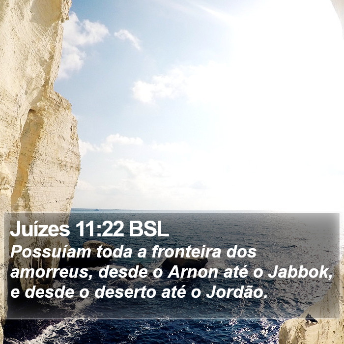 Juízes 11:22 BSL Bible Study