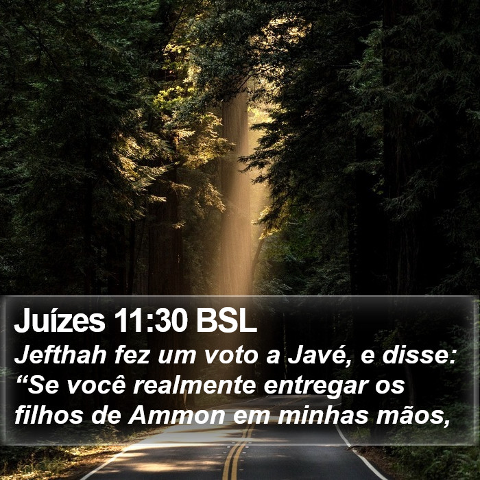 Juízes 11:30 BSL Bible Study