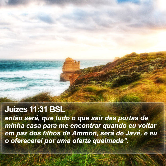 Juízes 11:31 BSL Bible Study