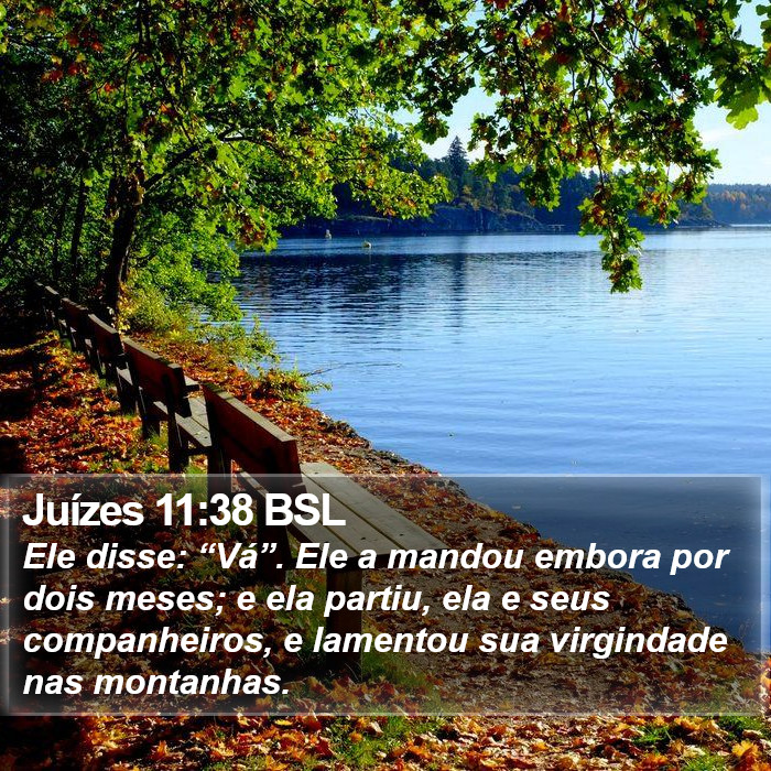 Juízes 11:38 BSL Bible Study