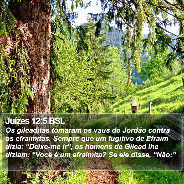 Juízes 12:5 BSL Bible Study