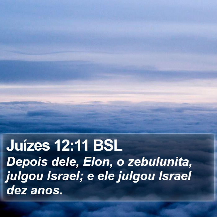 Juízes 12:11 BSL Bible Study