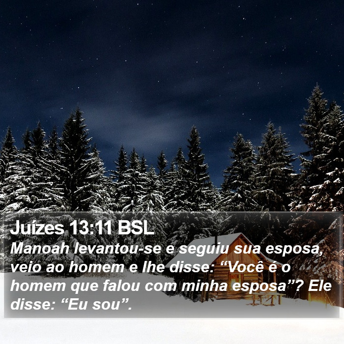 Juízes 13:11 BSL Bible Study