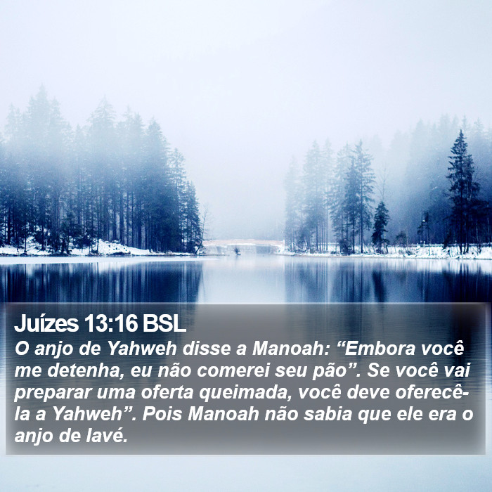 Juízes 13:16 BSL Bible Study