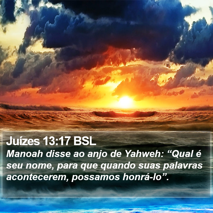 Juízes 13:17 BSL Bible Study