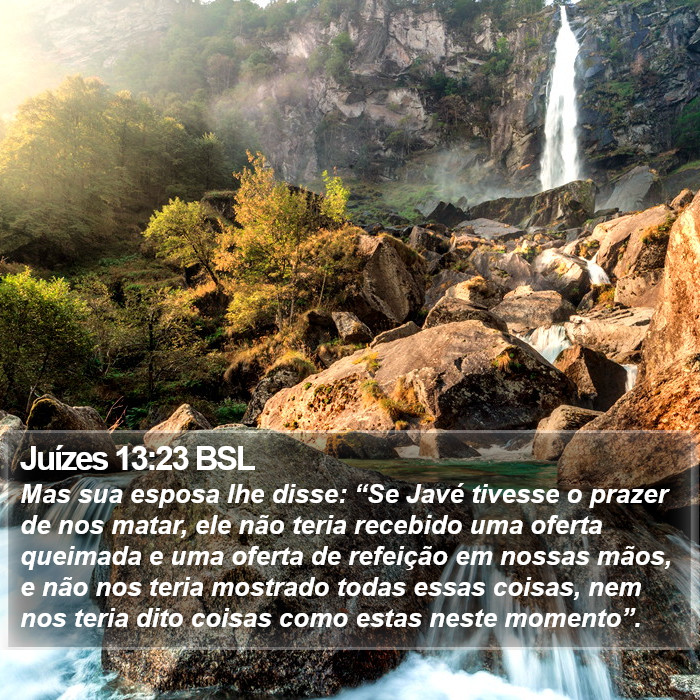 Juízes 13:23 BSL Bible Study