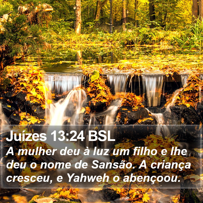 Juízes 13:24 BSL Bible Study