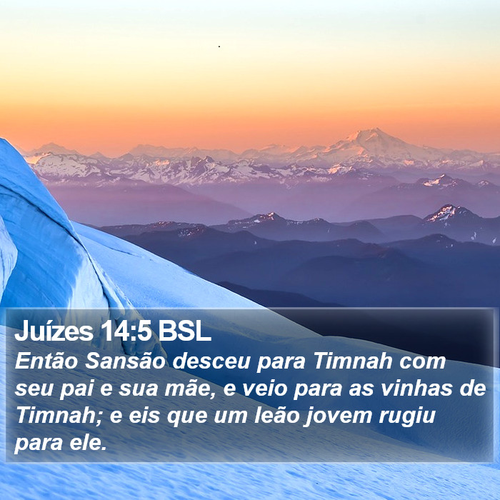 Juízes 14:5 BSL Bible Study