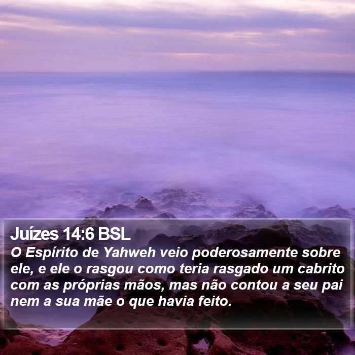 Juízes 14:6 BSL Bible Study