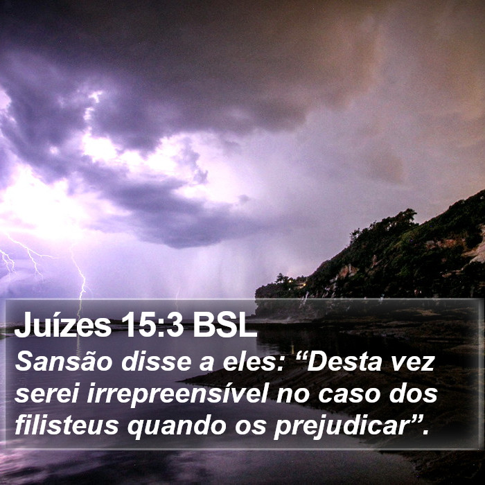 Juízes 15:3 BSL Bible Study