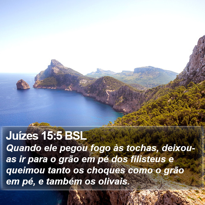 Juízes 15:5 BSL Bible Study