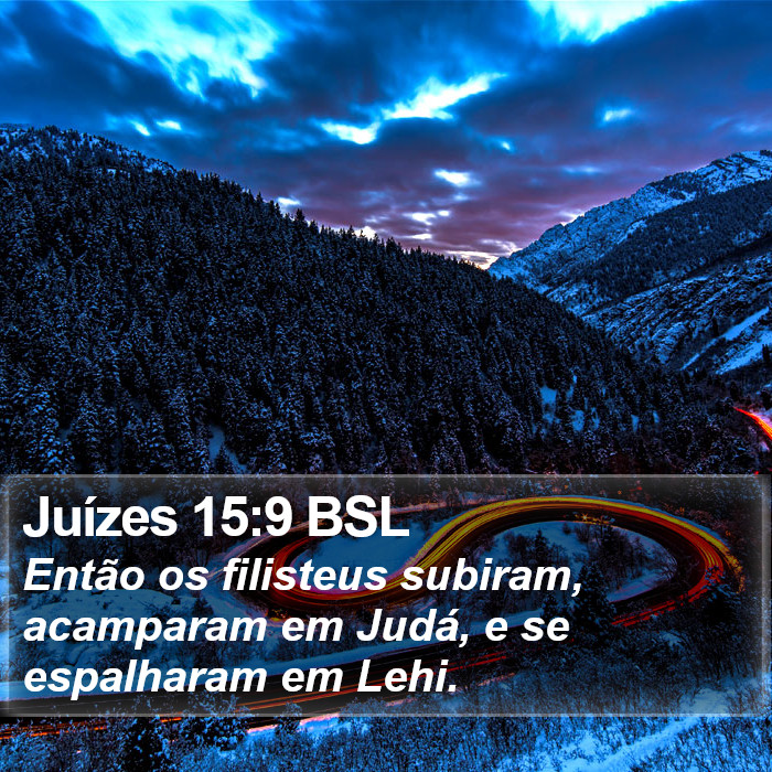 Juízes 15:9 BSL Bible Study