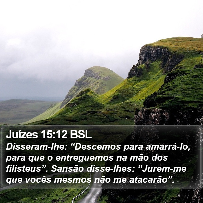 Juízes 15:12 BSL Bible Study