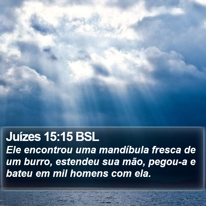 Juízes 15:15 BSL Bible Study