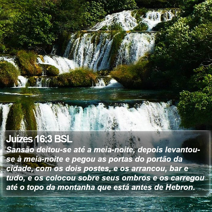 Juízes 16:3 BSL Bible Study