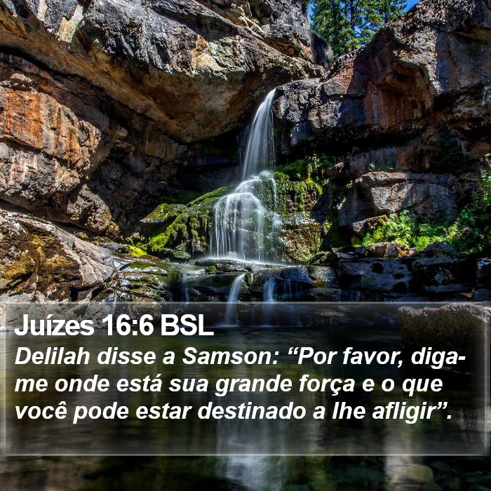 Juízes 16:6 BSL Bible Study