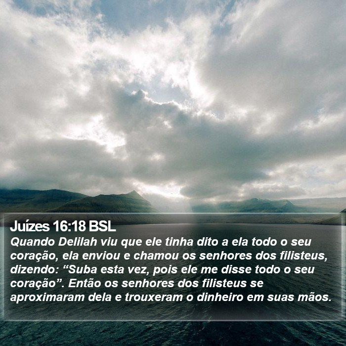 Juízes 16:18 BSL Bible Study