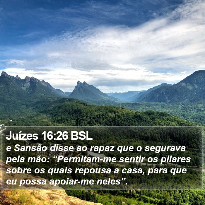 Juízes 16:26 BSL Bible Study