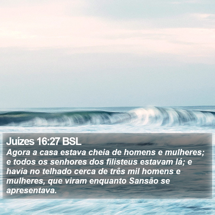 Juízes 16:27 BSL Bible Study