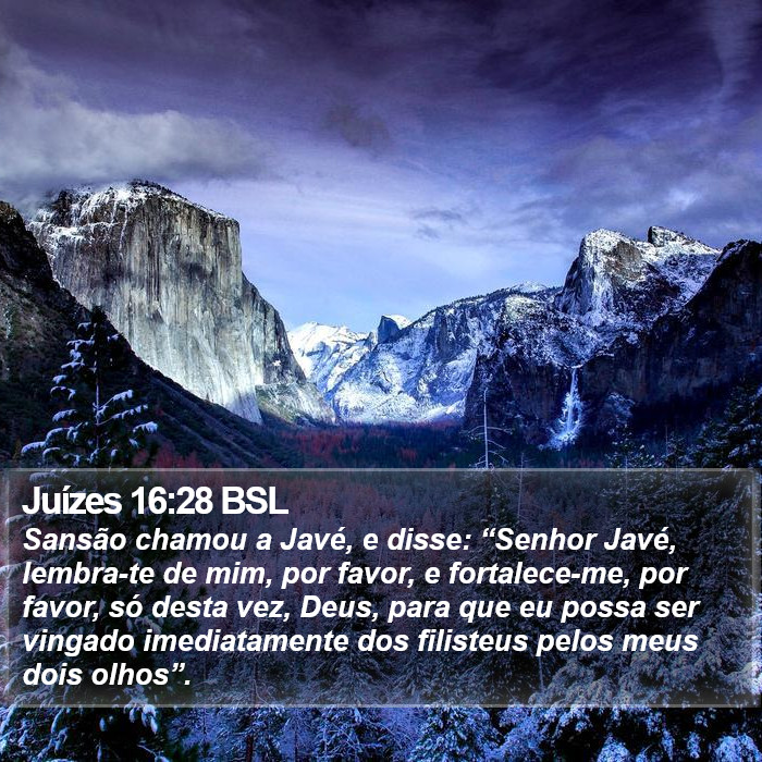 Juízes 16:28 BSL Bible Study