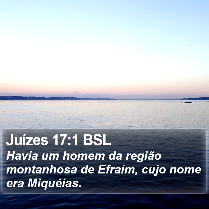 Juízes 17:1 BSL Bible Study