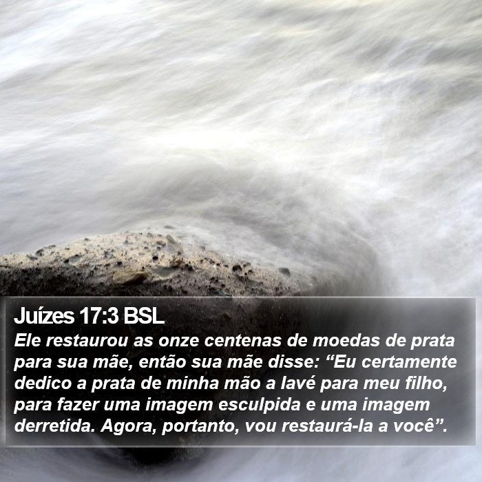 Juízes 17:3 BSL Bible Study