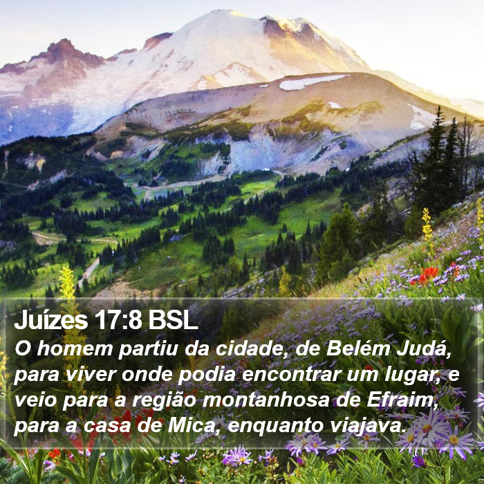 Juízes 17:8 BSL Bible Study