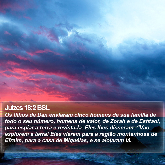 Juízes 18:2 BSL Bible Study