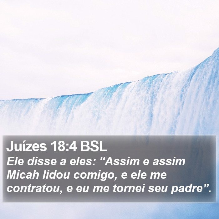 Juízes 18:4 BSL Bible Study