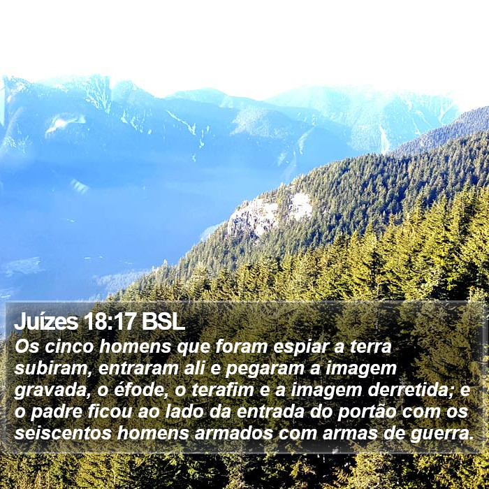 Juízes 18:17 BSL Bible Study