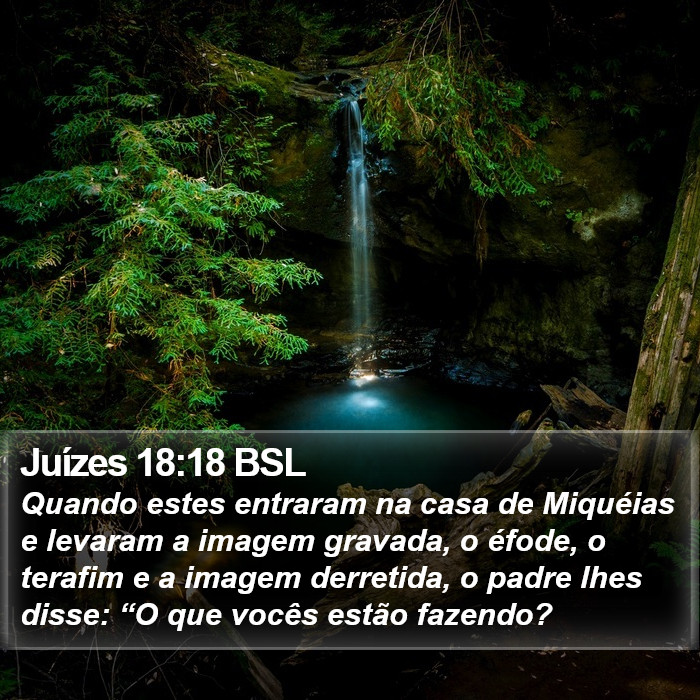 Juízes 18:18 BSL Bible Study