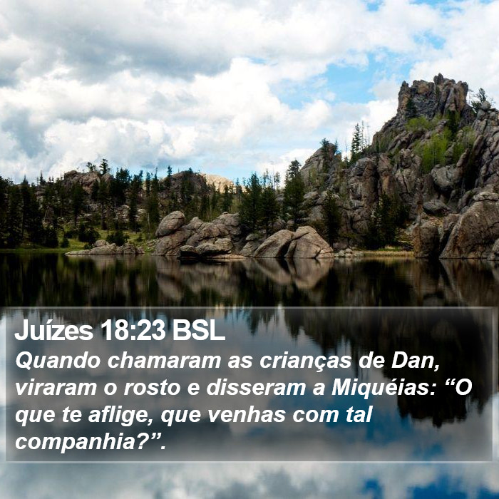 Juízes 18:23 BSL Bible Study