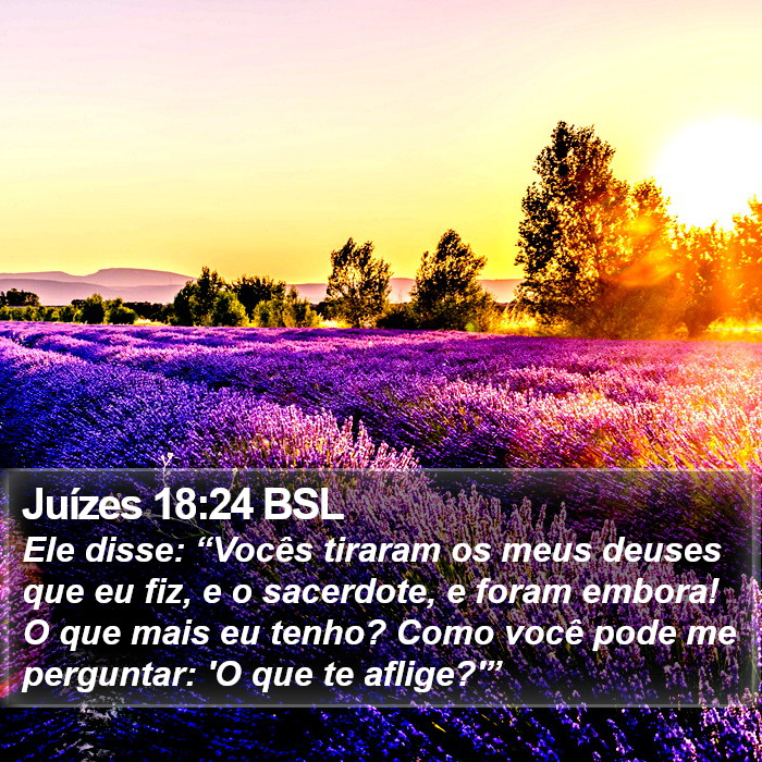 Juízes 18:24 BSL Bible Study