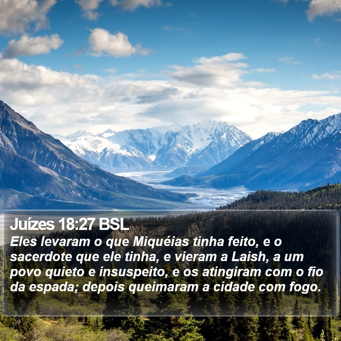 Juízes 18:27 BSL Bible Study