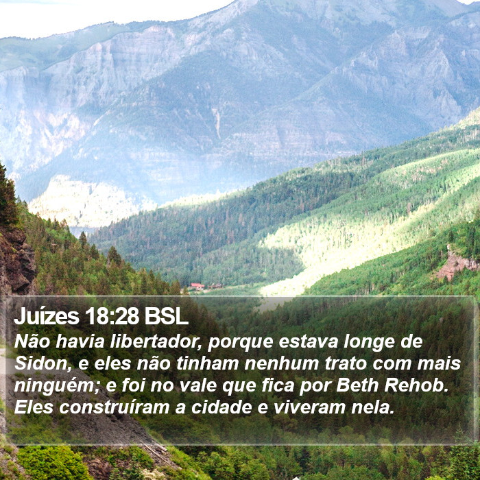 Juízes 18:28 BSL Bible Study