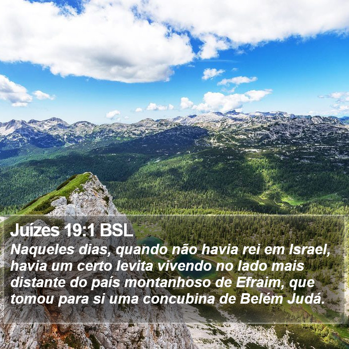 Juízes 19:1 BSL Bible Study