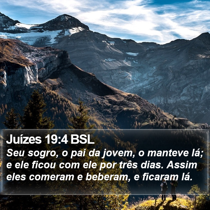 Juízes 19:4 BSL Bible Study