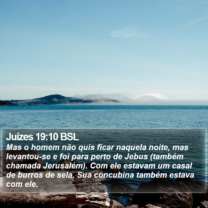 Juízes 19:10 BSL Bible Study