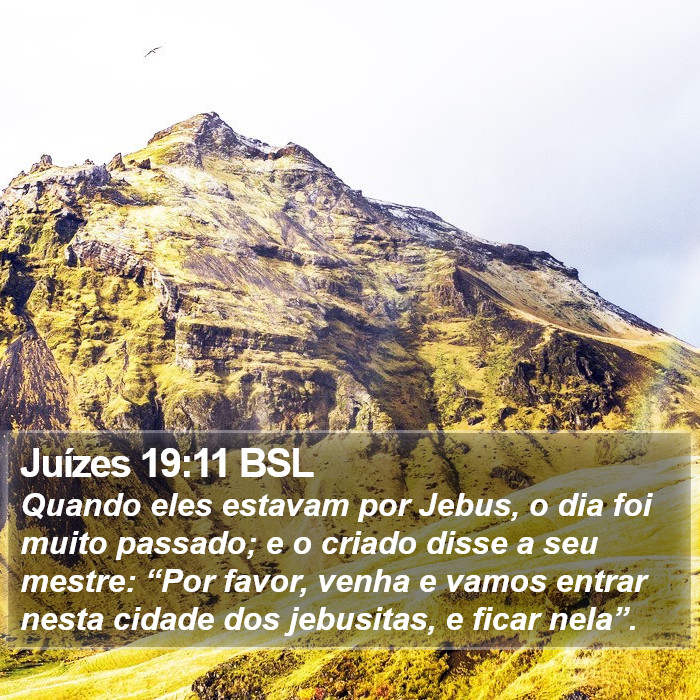 Juízes 19:11 BSL Bible Study