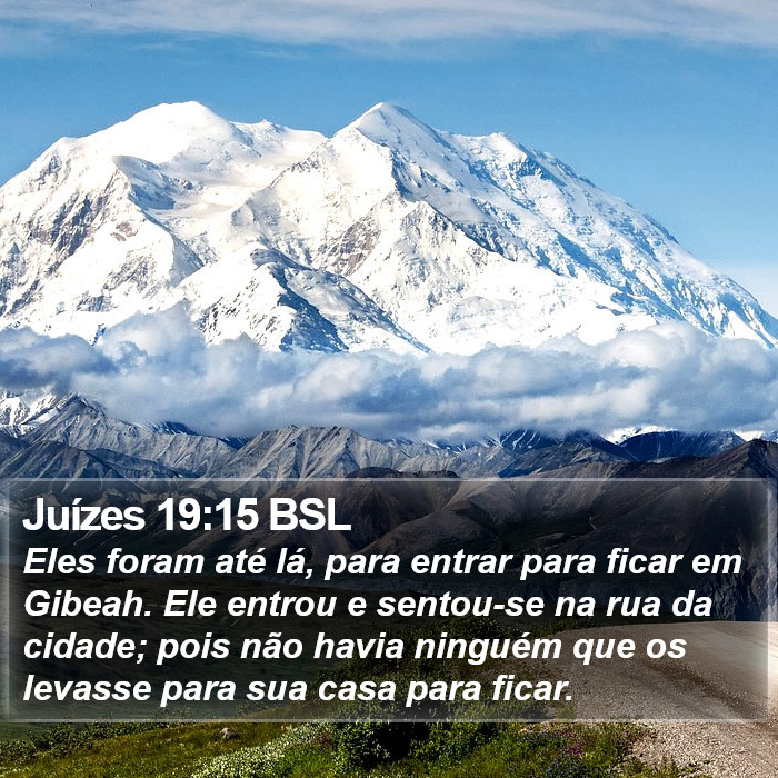 Juízes 19:15 BSL Bible Study